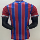 2025/26 Crystal Palace Home Player Version Soccer Jersey
