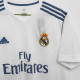 2017/18 RM Home White Retro Fans Soccer Jersey