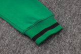 2024/25 Celtics Green Hoody Zipper Jacket Tracksuit