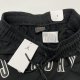 2025 Jordan Black Pure Cotton Fabric Casual Short Pants M005