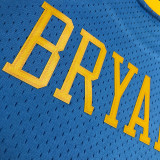 2001/02 Lakers BRYANT #8 Blue Retro NBA Jerseys 热压