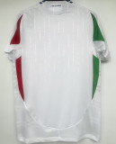 2024/25 Italy Away Whte Player Version Soccer Jersey