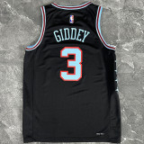 2026 Bulls GIDDEY #3 Black NBA Jerseys