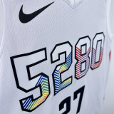 2025 Nuggets  MURRAY #27 White City Edition NBA Jersey