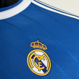 2025/26 RM Third Blue Player Version Long Sleeve Soccer Jersey