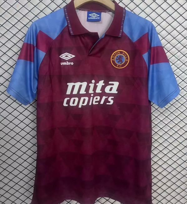 1998 Aston Villa Home Retro Soccer Jersey
