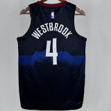 2024 Nuggets WESTBROOK #4 Black City Edition NBA Jersey