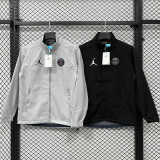 2026/27 PSG Jordan Black Outdoor Jacket #立领RK901  不带帽