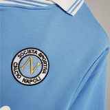 1986/87 Napoli Home Blue Retro Soccer Jersey