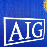 2007/08 M Utd Blue GK Retro Long Sleeve Soccer Jersey