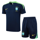 2025 Brazil Sapphire Blue Training Jersey(A Set)