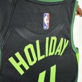 2025 Celtics HOLIDAY #4   Black City Edition NBA Jerseys