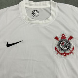 2024/25 Corinthians Home White Fans Soccer Jersey