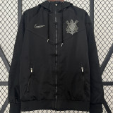 2024/25 Corinthians Black Windbreaker