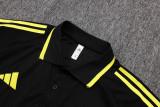 2025/26 M Utd Black POLO Training Tracksuit