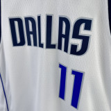 Mavericks IRVING #11 White Kids NBA Jersey 热压