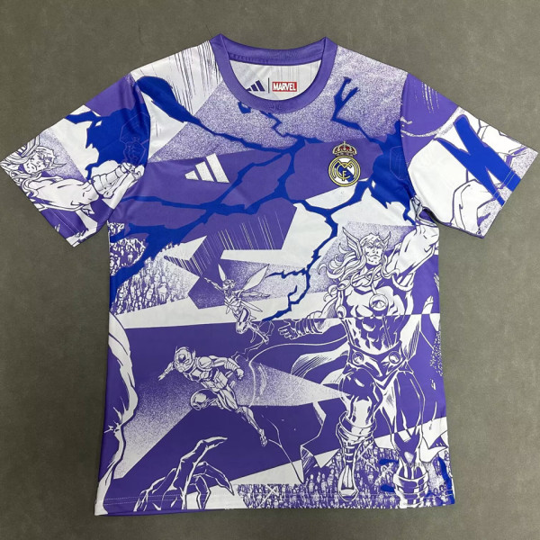 2026 RM x MARVEL Special Edition Fans Soccer Jersey