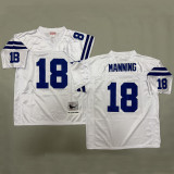MANNING #18 Men's Indianapolis Colts Retro NFL Jersey  小马