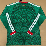 2026/27 Mexico Home Green Fans Long Sleeve Soccer Jersey