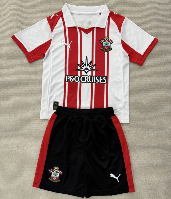 2025/26 Southampton Home Kids Soccer Jersey