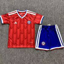 2026/27 Chile Home Red Kids Soccer Jersey