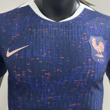 2025/26 France Home Blue Player Version Soccer Jersey