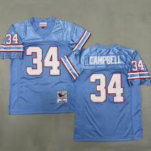 CAMPBELL #34 Men's Tennessee Titans Retro NFL Jersey 泰坦
