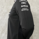 2025 Mercedes AMG Petronas F1 Black Long Sleeve Team T-Shirt