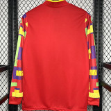 1996 England Goalkeeper Retro Long Sleeve  Jersey