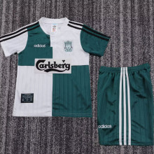1994/1996 LFC Away Retro Kids Soccer Jersey