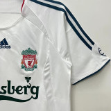 2006/08 LFC Away White And Black Retro Soccer Jersey