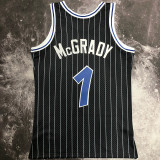 2003-04 Magic McGRADY #1 Black Retro NBA Jerseys 热压