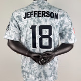 JEFFERSON #18 Men's Minnesota Vikings NFL Jersey 维京人
