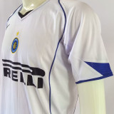 2004/05 In Milan Away White Retro Soccer Jersey