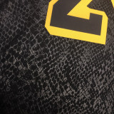 LA Lakers Before #8 After Bryant  #24 Black Snake NBA Jerseys Hot Pressed前8后24