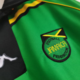 1998 JAMAICA  Away Green Retro Soccer Jersey