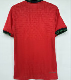 2024/25 Portugal Home Red Player Version Soccer Jersey
