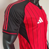 2025/26 Flamengo Red Baseball Player Version T-Shirt  硅胶版