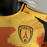 2025/26 Paris FC Away Orange Player Version Soccer Jersey
