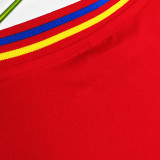 1990 Colombia Away Red Retro Soccer Jersey