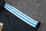 2025/26 Argentina Dark Grey POLO Retro Sweater Tracksuit