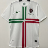 2012 Portugal Away White Retro Soccer Jersey