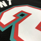 Grizzlies Morant #12 Black NBA Jerseys Hot Pressed