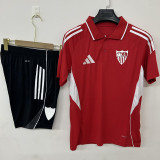 2026 Sevilla FC Red POLO Jersey (A Set) 有领