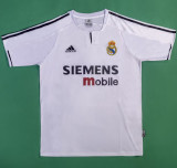 2003/04 RM White Home Retro Soccer Jersey