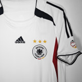2006 Germany Home White Retro Soccer Jersey