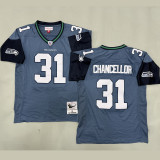 CHANCELLOR #31 Men's Seattle Seahawks Retro NFL Jersey 海鹰