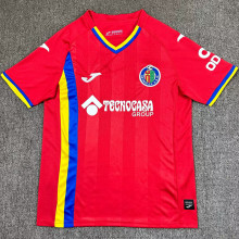 2025/26 Getafe Away Red Fans Soccer Jersey