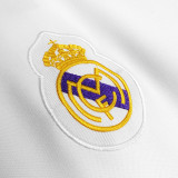 1984/85 RM White Home Retro Soccer Jersey