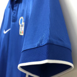 1998 Italy Home Blue Retro Soccer Jersey